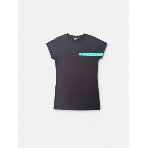 FILA BLACK T-SHIRT DRESS XL / Pre-Owned
